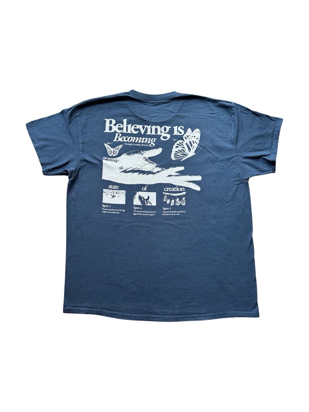 Dravus In Tune Blue Graphic T-Shirt XL